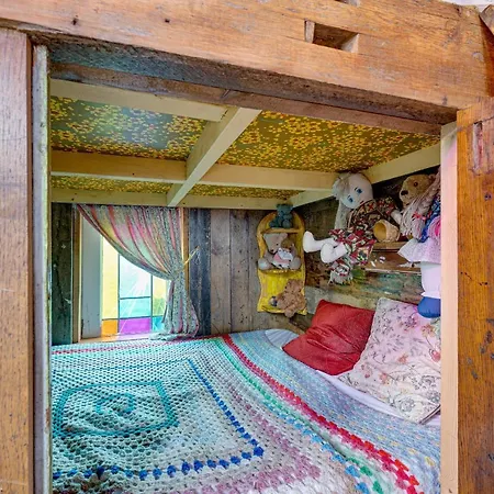 別荘 2x Double Bed - Glamping Wagon Dalby Forest *